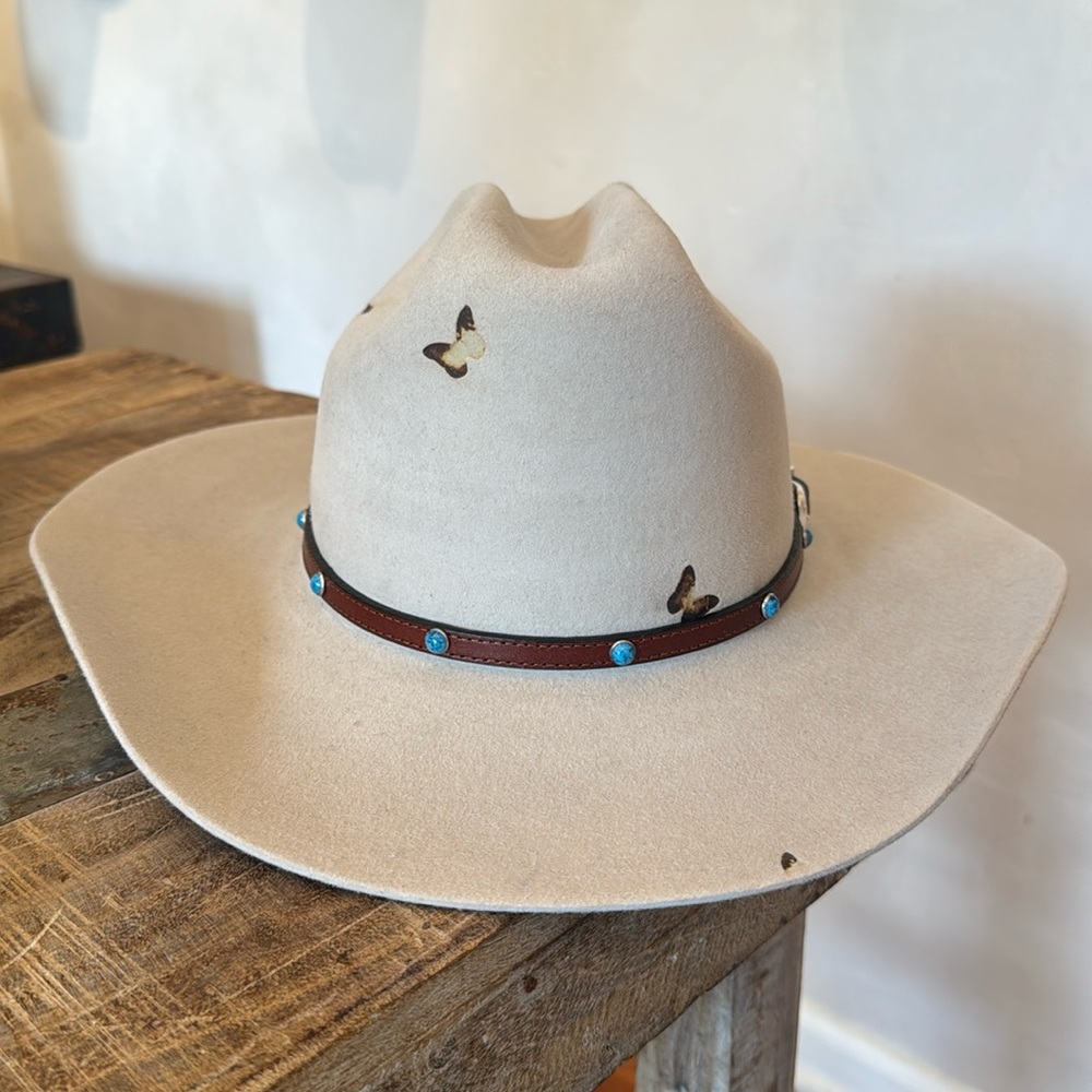Custom Butterfly Stetson 6X COWBOY HAT